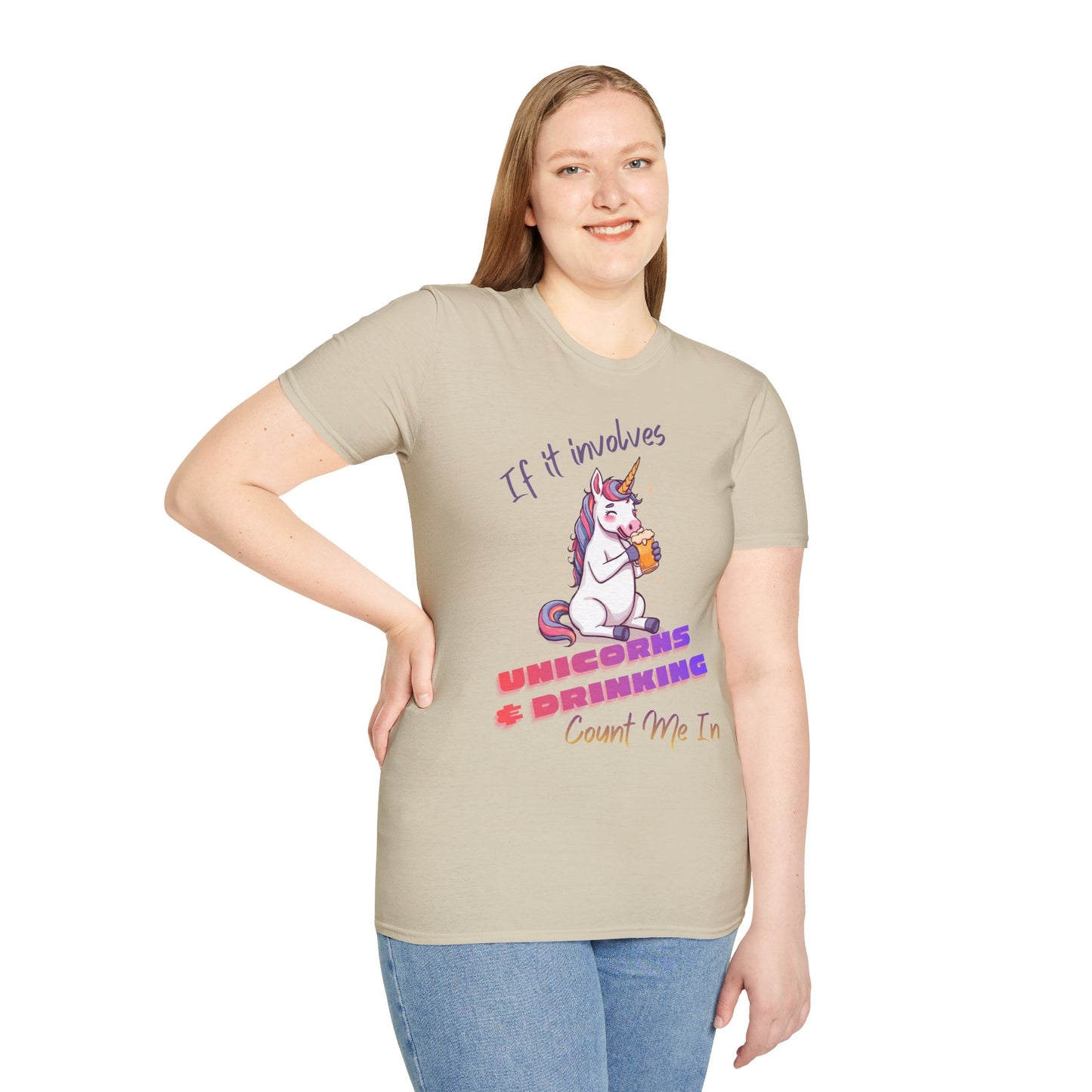 Unicorns & Drinking Graphic Tee