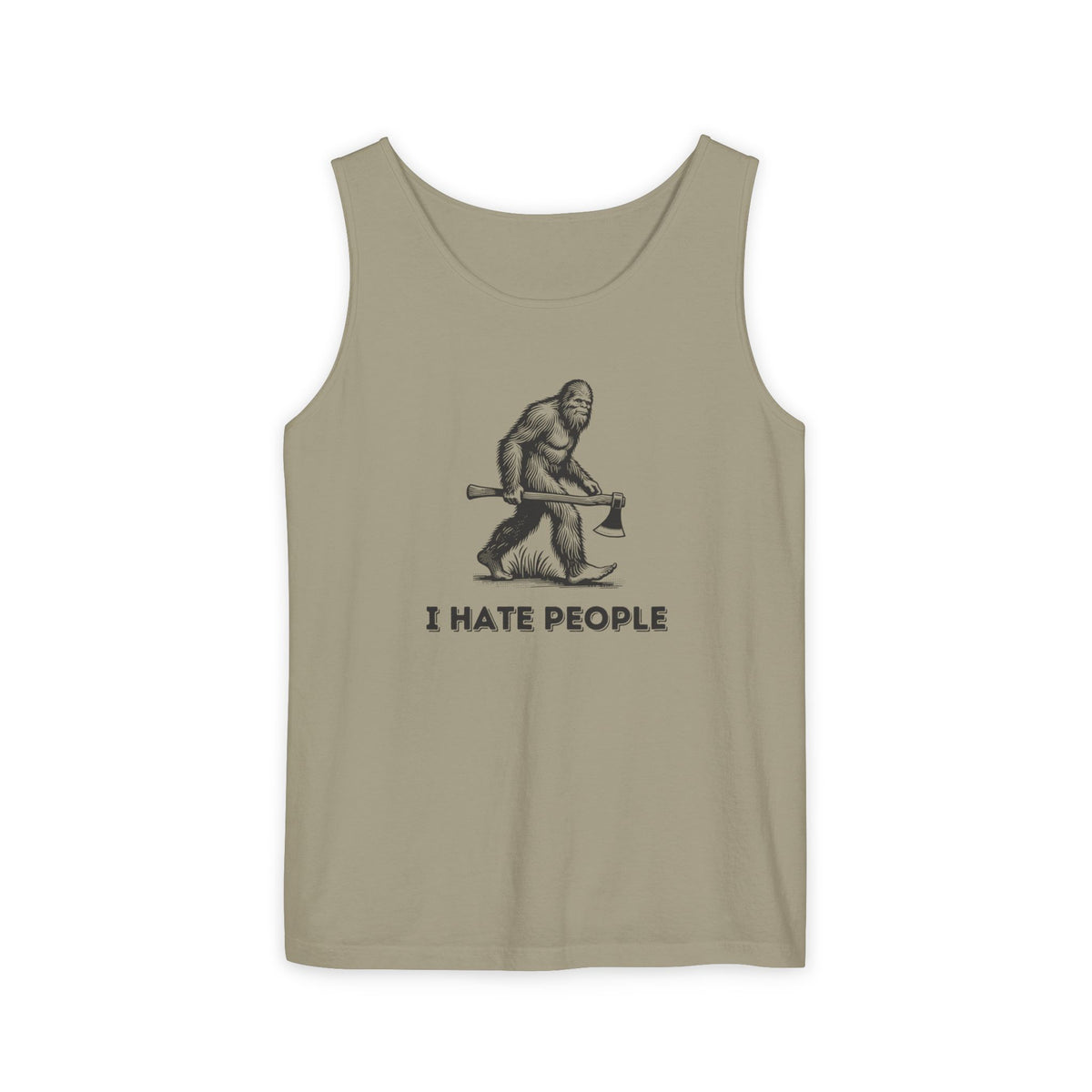 I Hate People – Bigfoot Unisex Jersey Tank