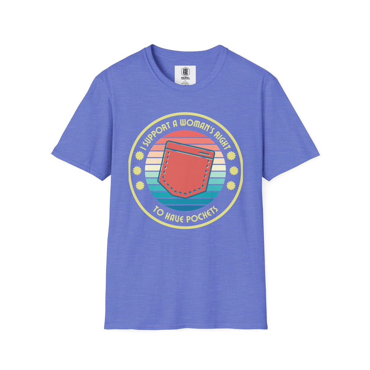 I Support a Woman’s Right to Have Pockets – Retro T-Shirt