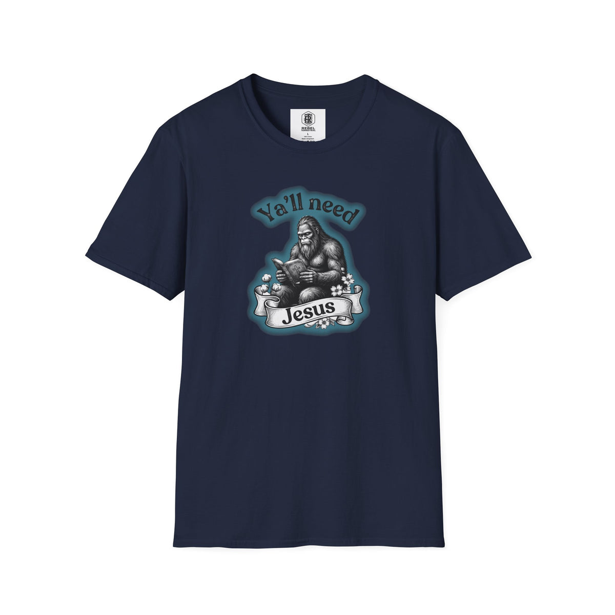 Y’all Need Jesus Bigfoot Unisex Softstyle T-Shirt