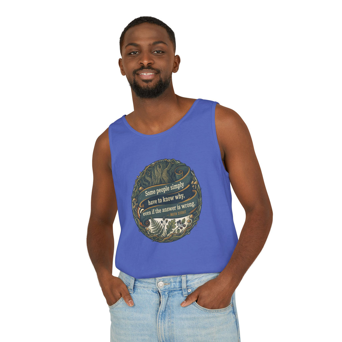 Ruth Stout Quote – Unisex Jersey Tank