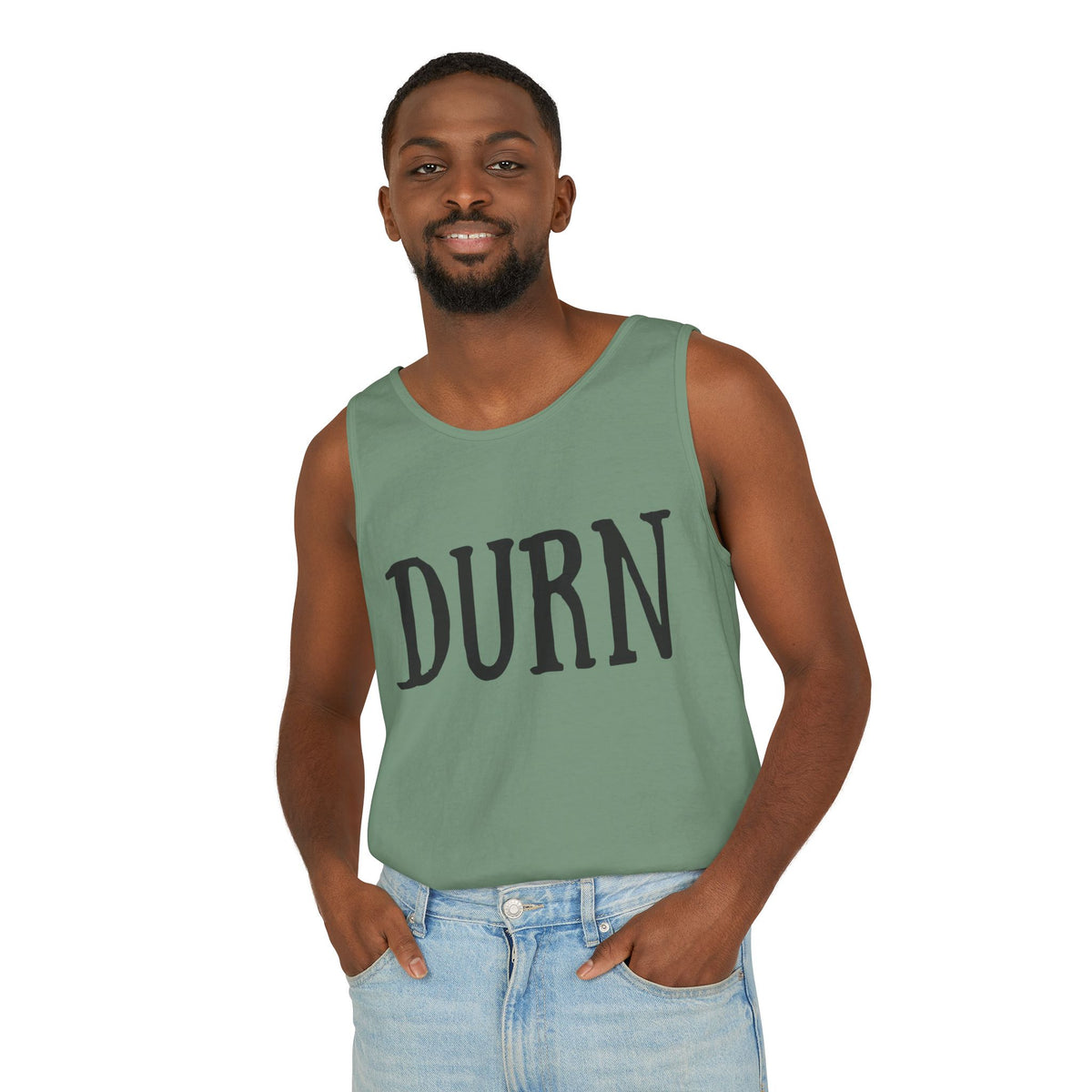 DURN Southern Slang Garment-Dyed Tank Top