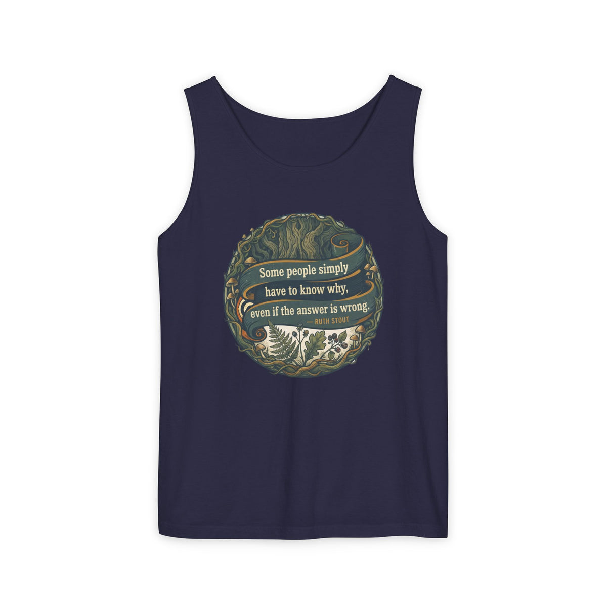 Ruth Stout Quote – Unisex Jersey Tank