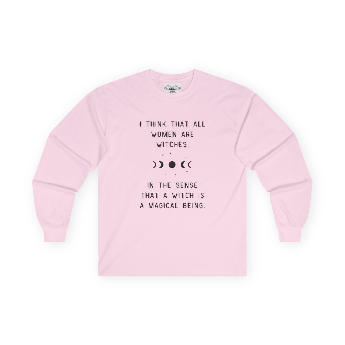 Empowered Witch Long-Sleeve Tee - Phases of the Moon