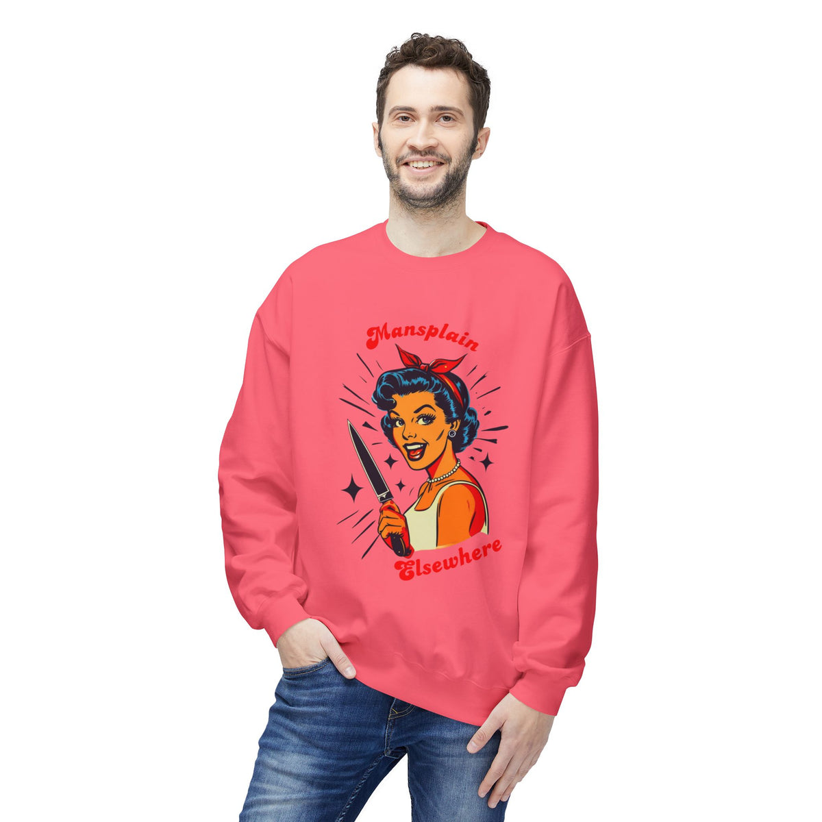 Mansplain Elsewhere Crewneck Sweatshirt