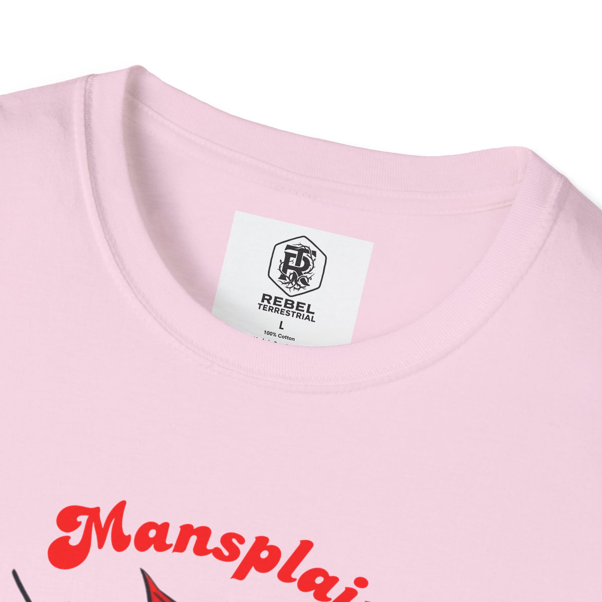 Mansplain Elsewhere - Vintage Feminist T-Shirt