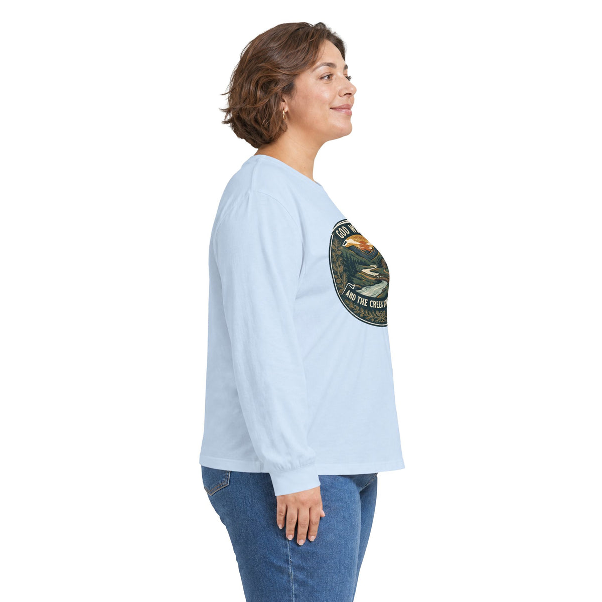 Creek Don't Rise Appalachian Motto Long Sleeve Tee