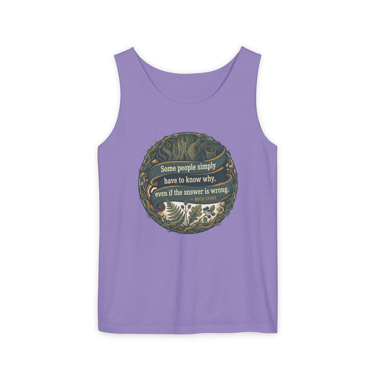 Ruth Stout Quote – Unisex Jersey Tank