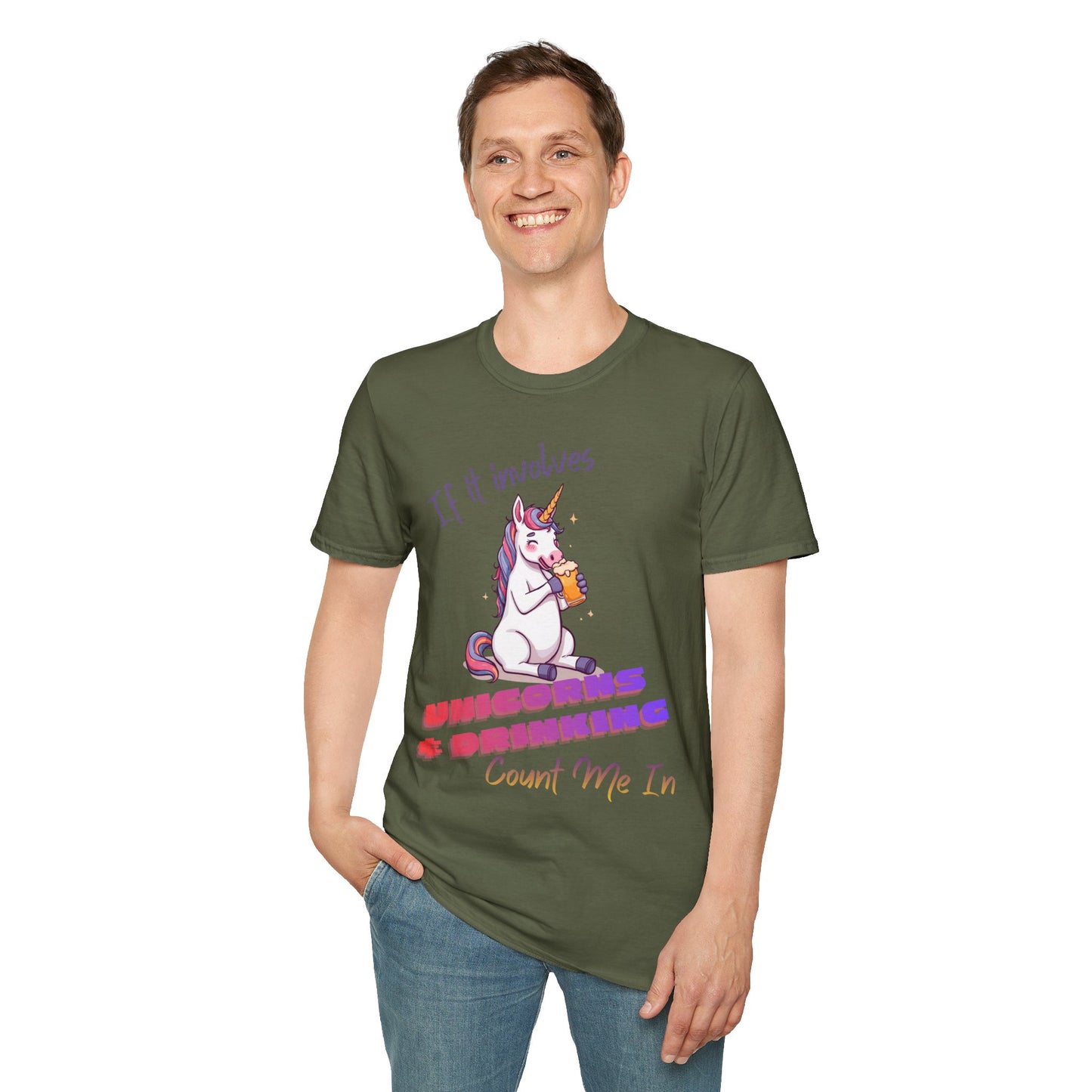 Unicorns & Drinking Graphic Tee
