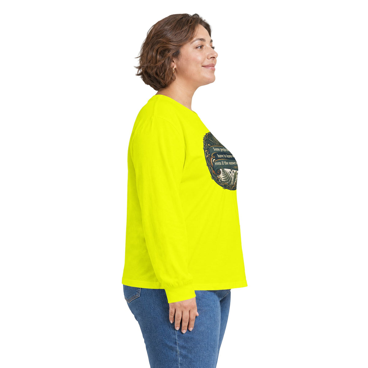 Ruth Stout Quote – Unisex Long Sleeve Tee