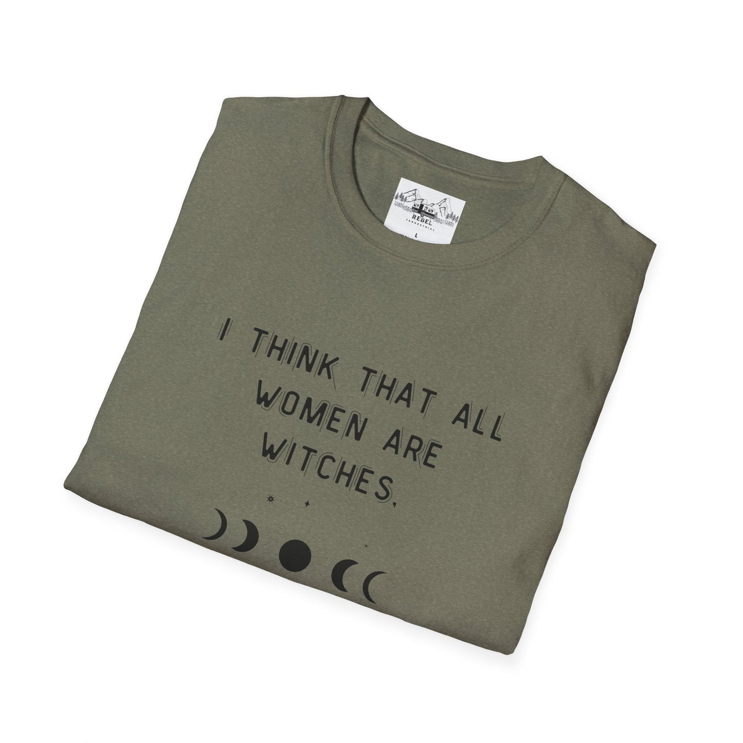 I Believe All Women Are Witches T-Shirt - Phases of the Moon