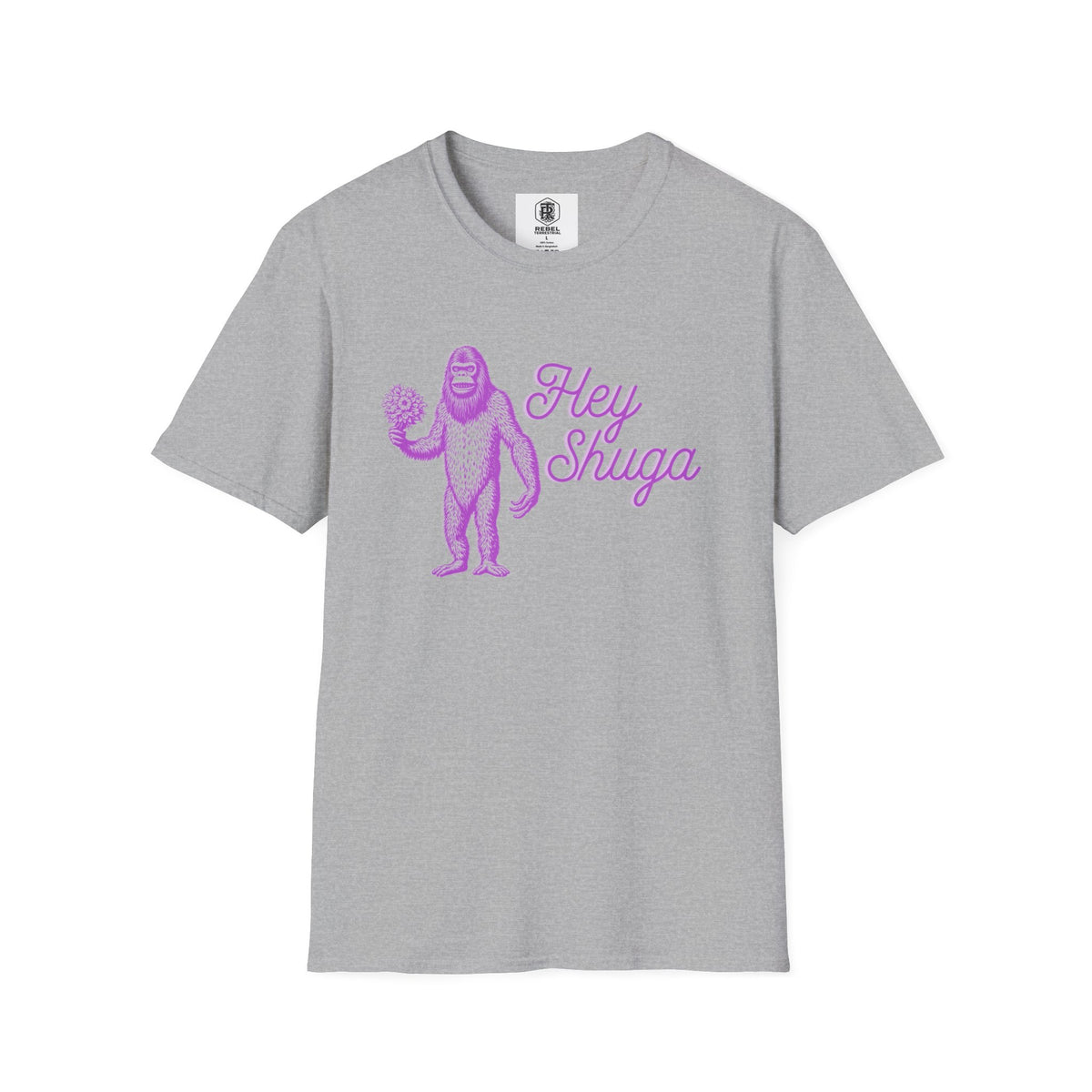 Hey Shuga Bigfoot Unisex Softstyle T-Shirt