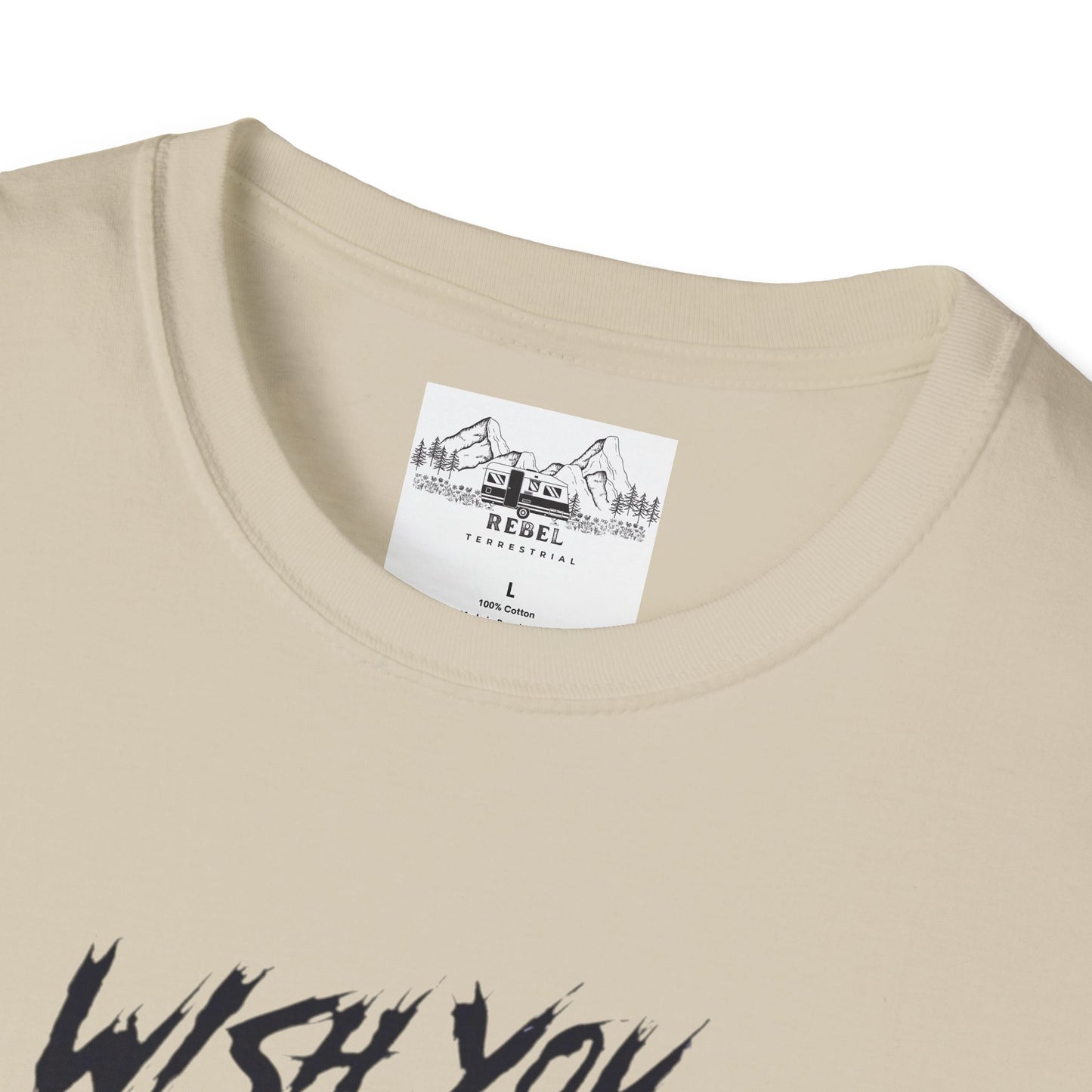 Wish You Were Beer – Funny Skeleton Drinking Tee