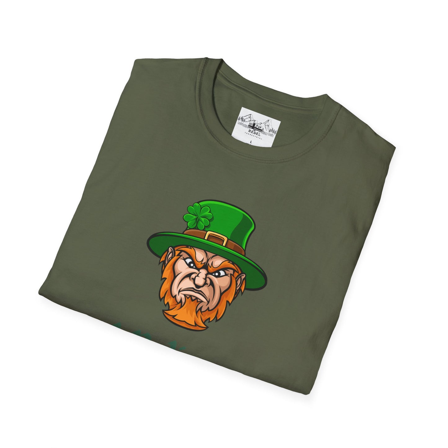 "I Believe" Angry Leprechaun Graphic Tee – Playful Celtic Spirit