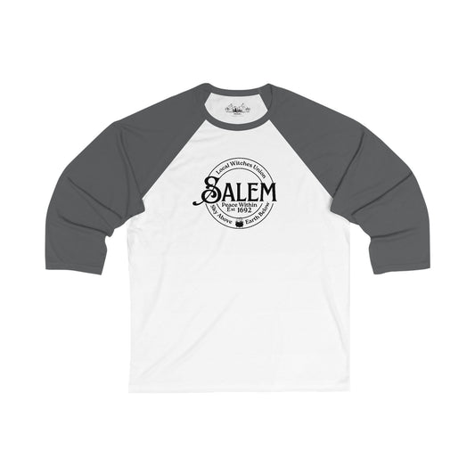 Salem Local Witches Union 3/4 Sleeve Baseball Tee