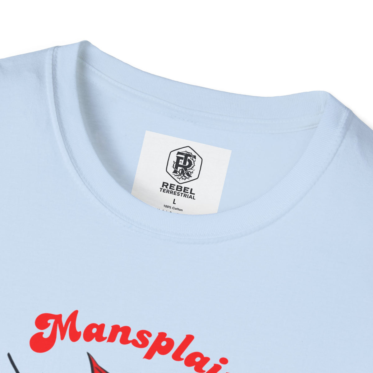Mansplain Elsewhere - Vintage Feminist T-Shirt