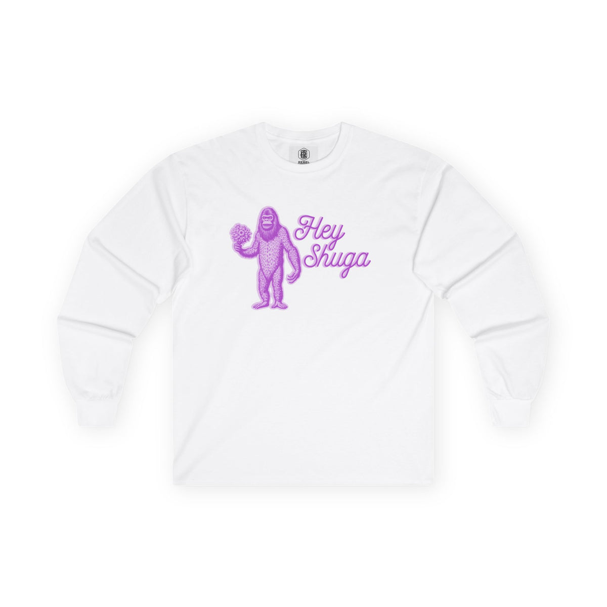 Hey Shuga Bigfoot Unisex Long Sleeve Tee