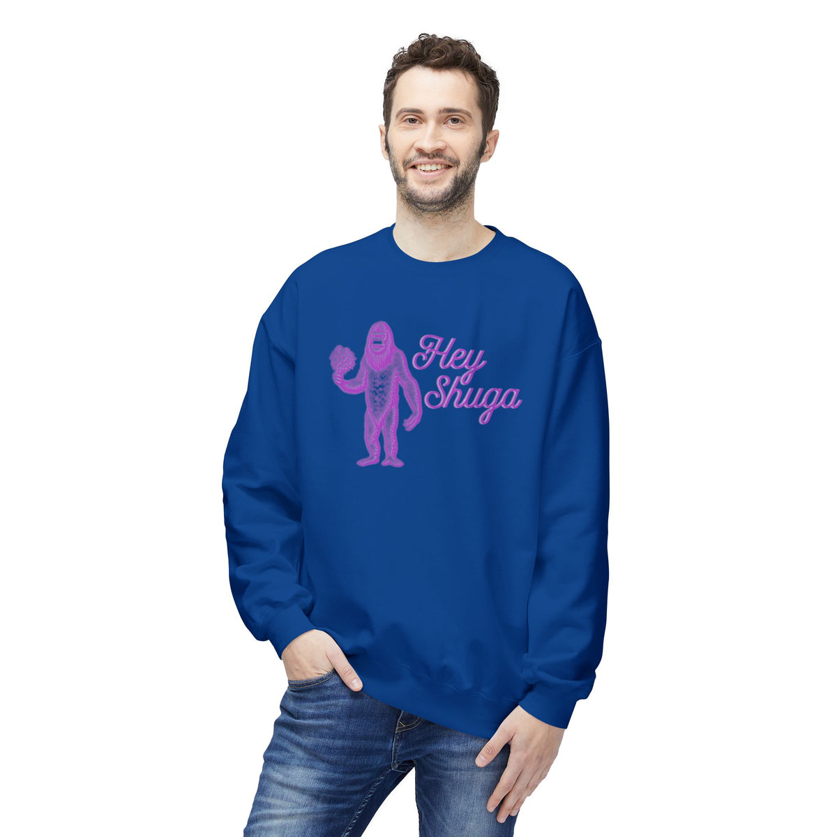 Hey Shuga Bigfoot Crewneck Sweatshirt