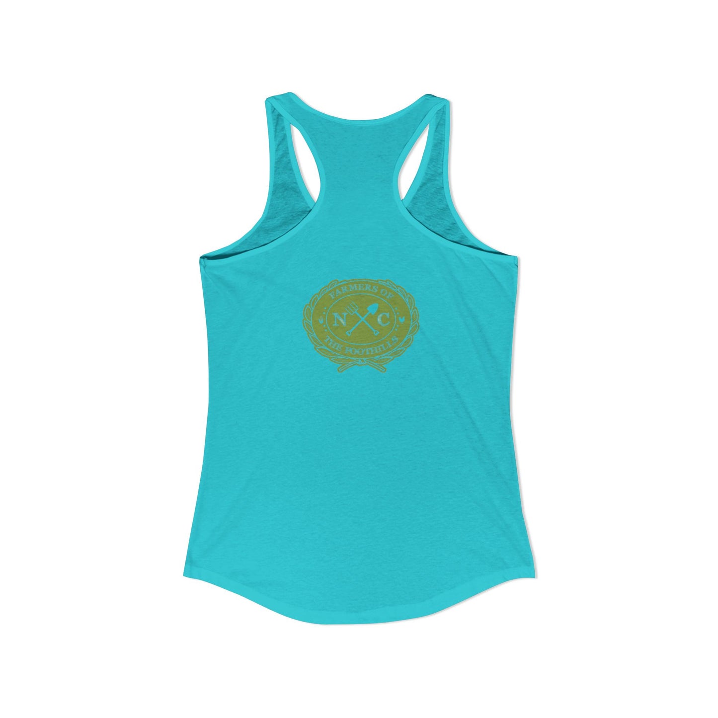 NC Farmers of the Foothills "This Is My Crop Top" Racerback Tank Top