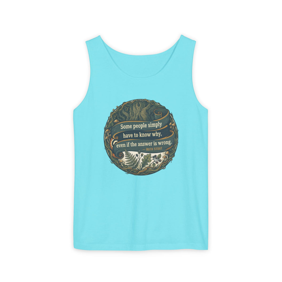 Ruth Stout Quote – Unisex Jersey Tank