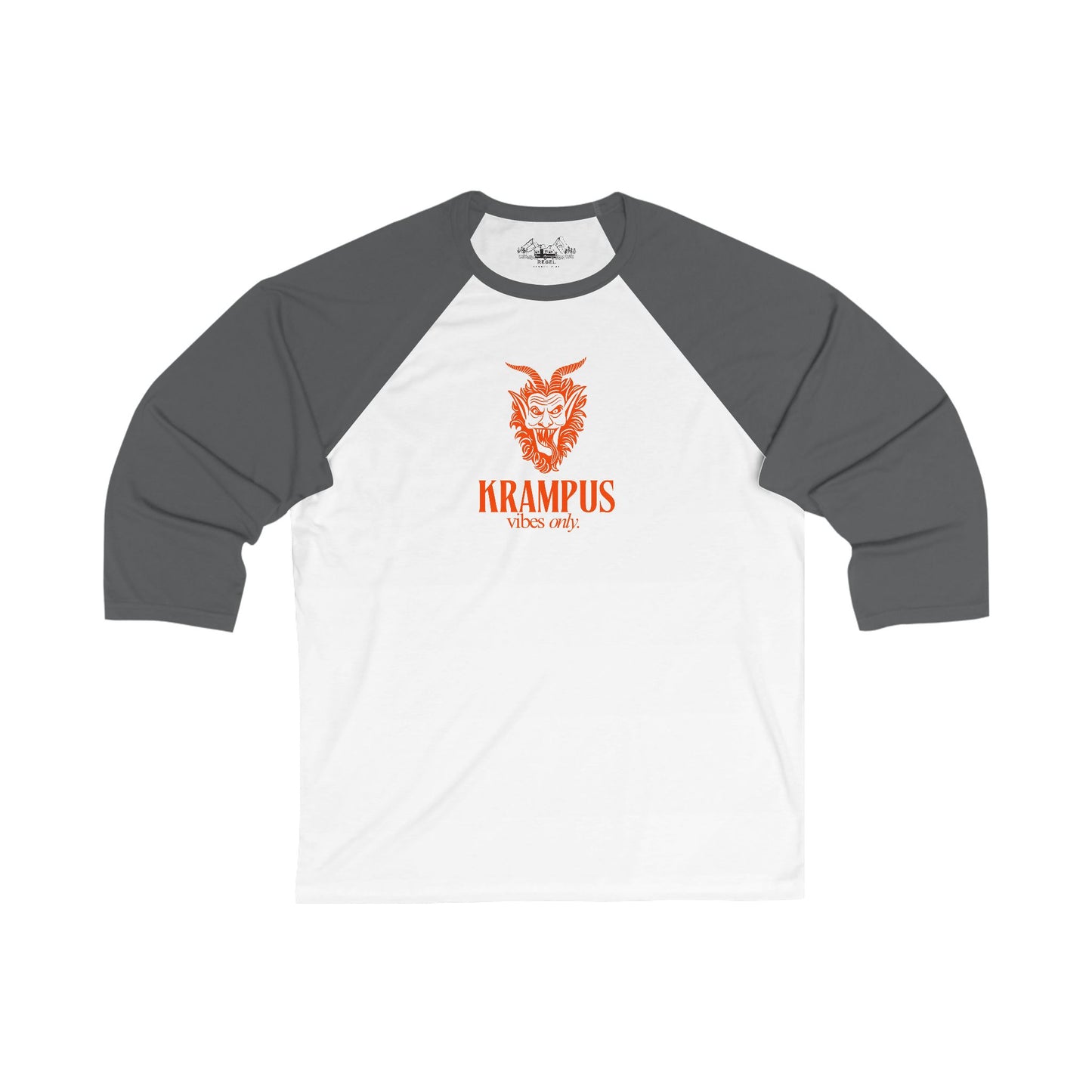 KRAMPUS Vibes Only Vintage Baseball Tee (Unisex 3/4 Sleeve)
