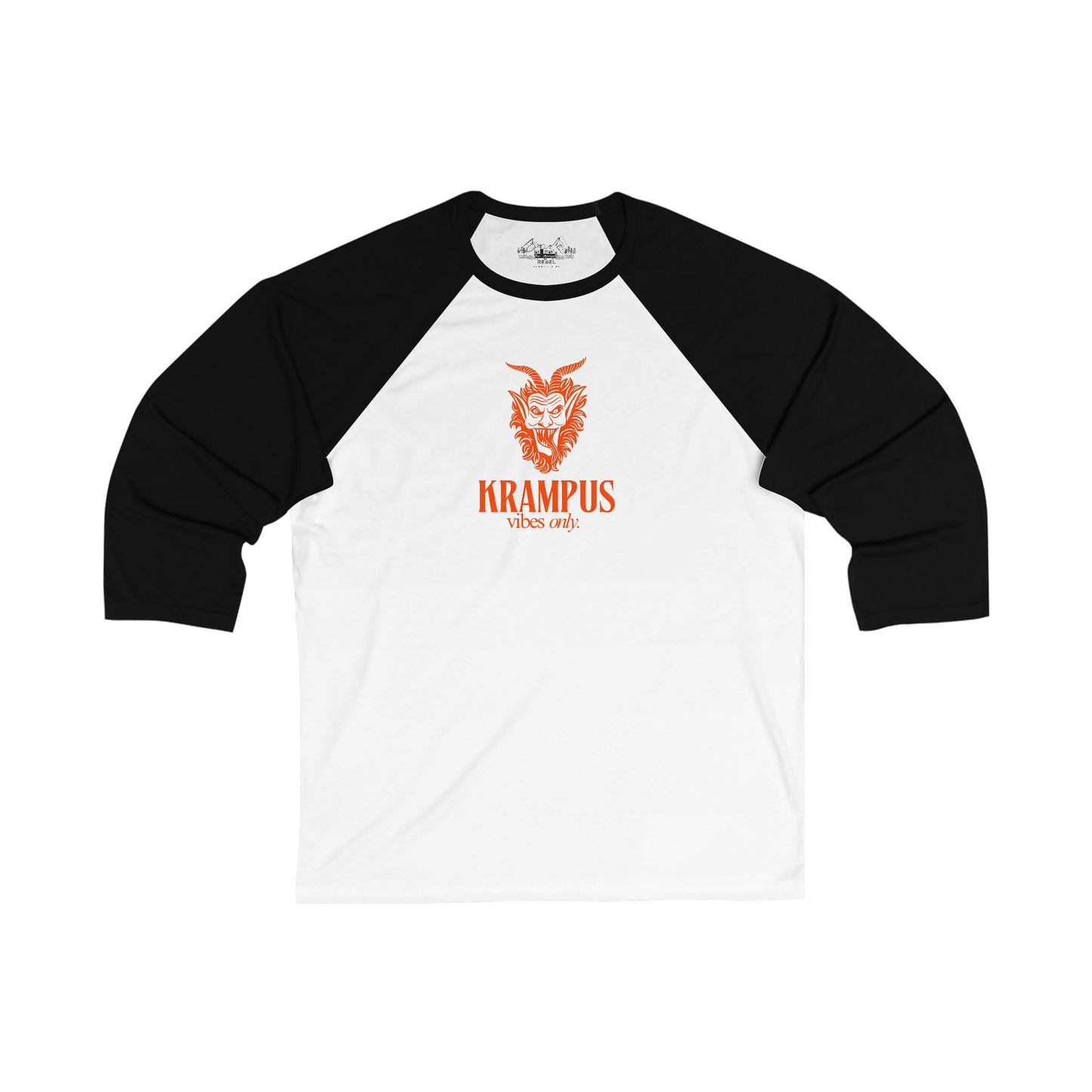KRAMPUS Vibes Only Vintage Baseball Tee (Unisex 3/4 Sleeve)
