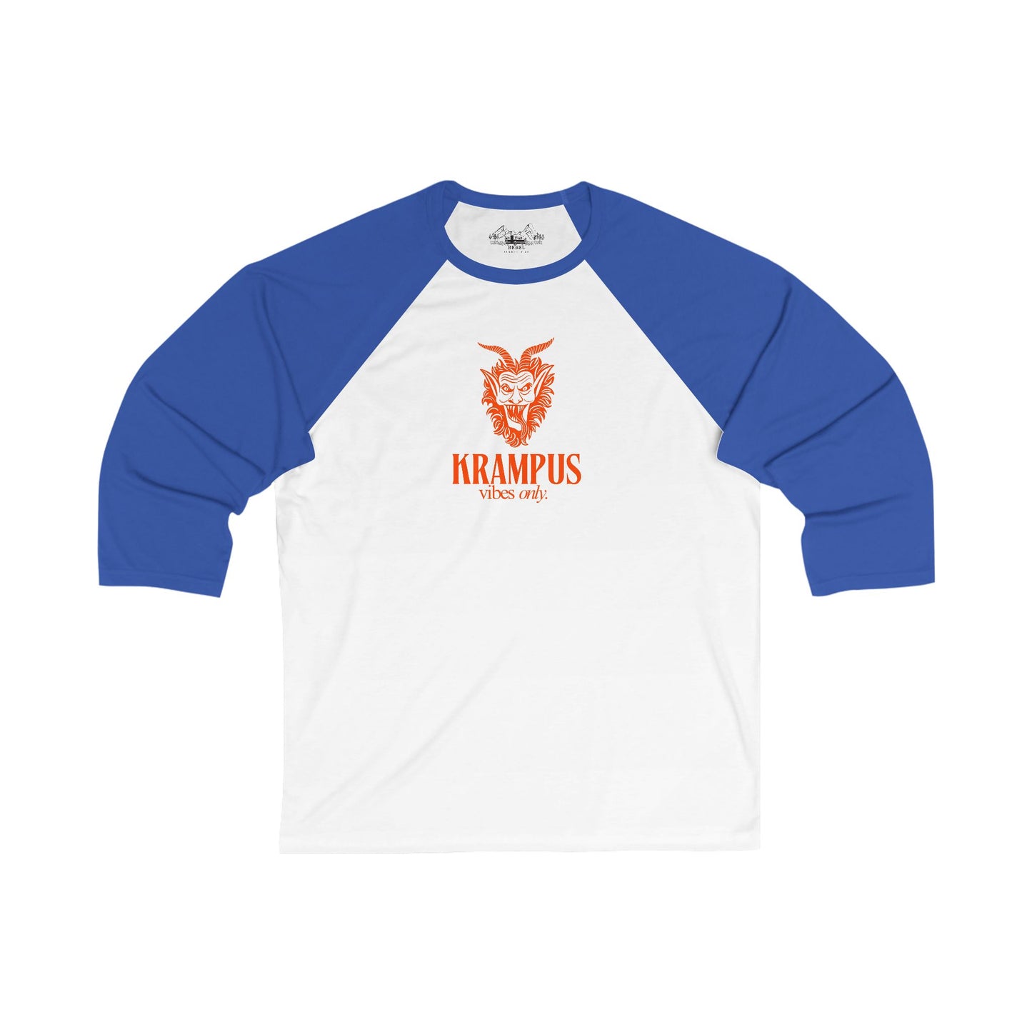 KRAMPUS Vibes Only Vintage Baseball Tee (Unisex 3/4 Sleeve)
