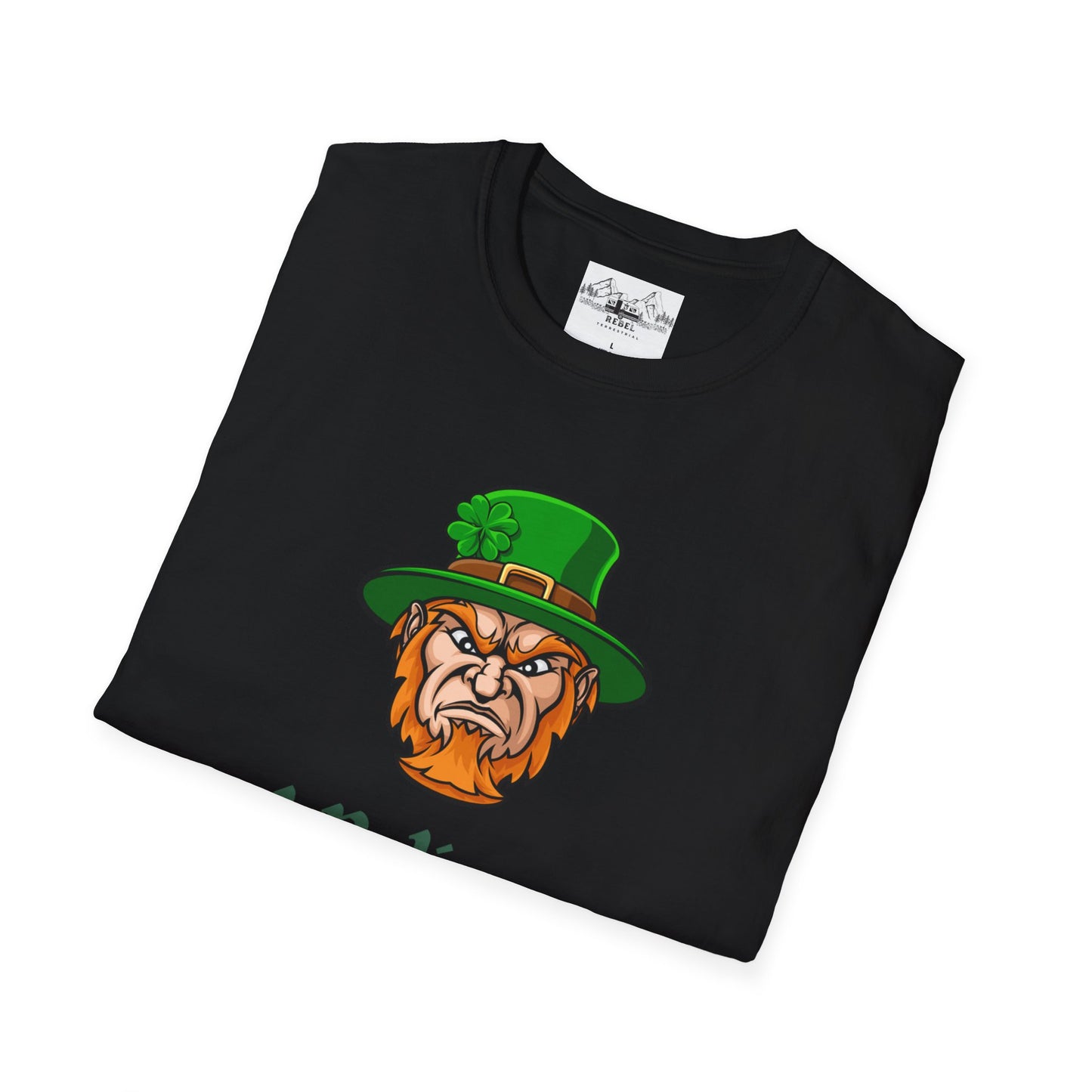 "I Believe" Angry Leprechaun Graphic Tee – Playful Celtic Spirit