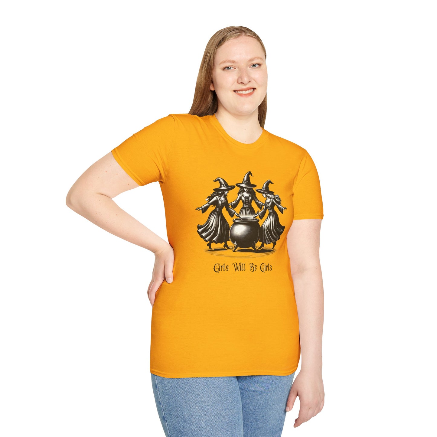 "Girls Will Be Girls" Witches Unisex T-Shirt