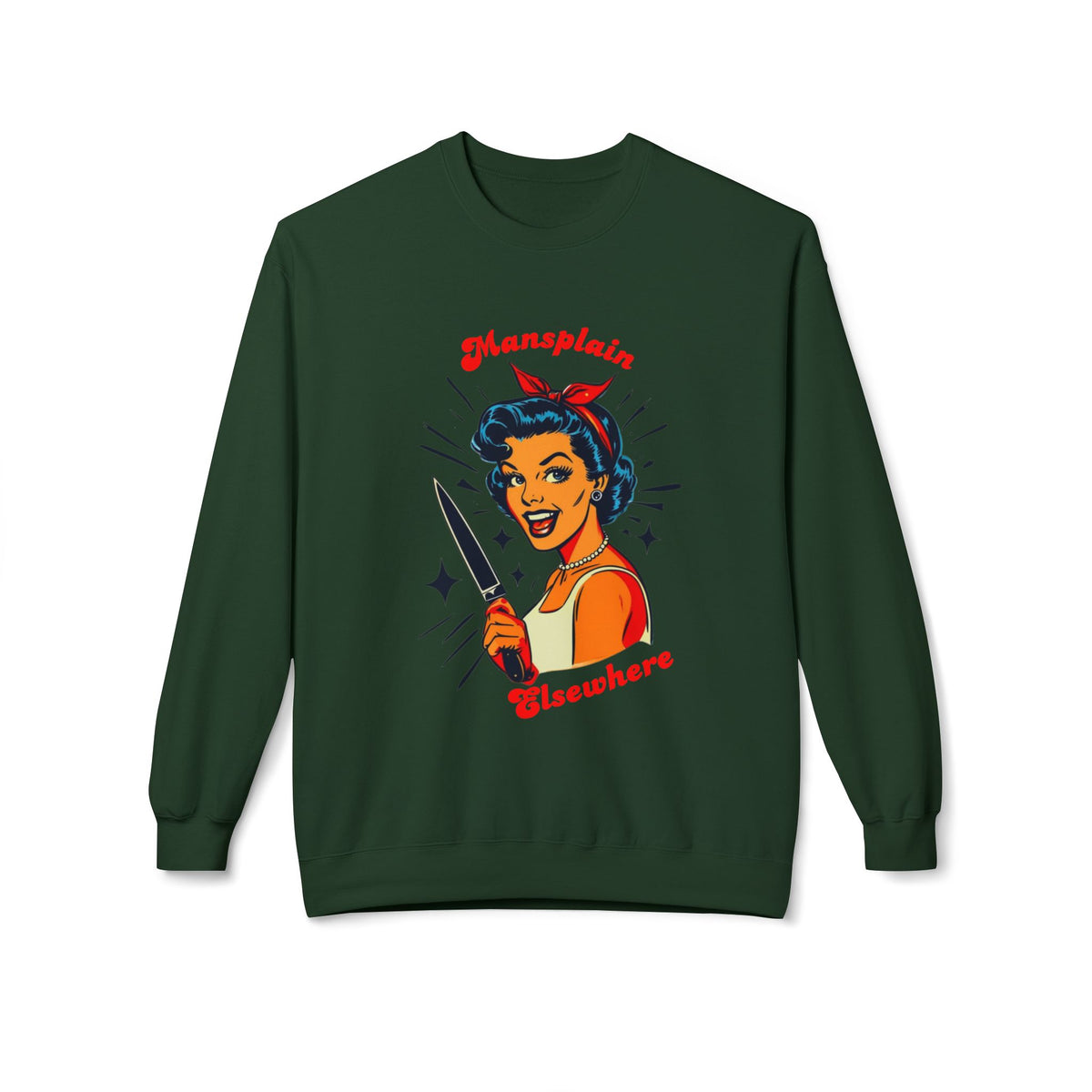 Mansplain Elsewhere Crewneck Sweatshirt