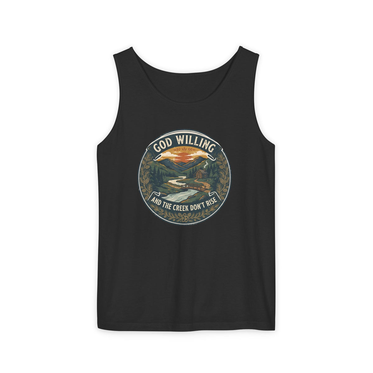 Creek Don't Rise Appalachian Motto Tank Top