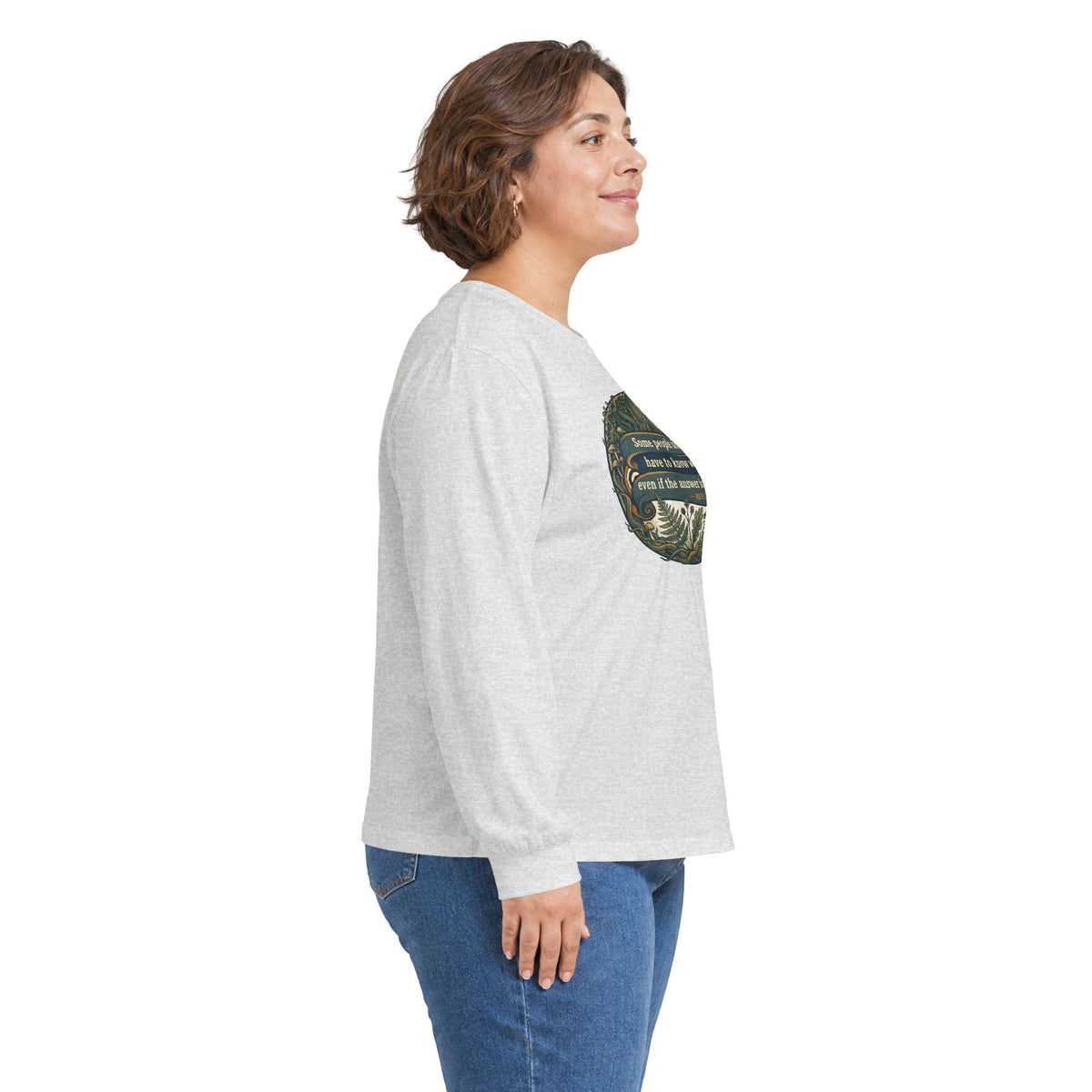 Ruth Stout Quote – Unisex Long Sleeve Tee