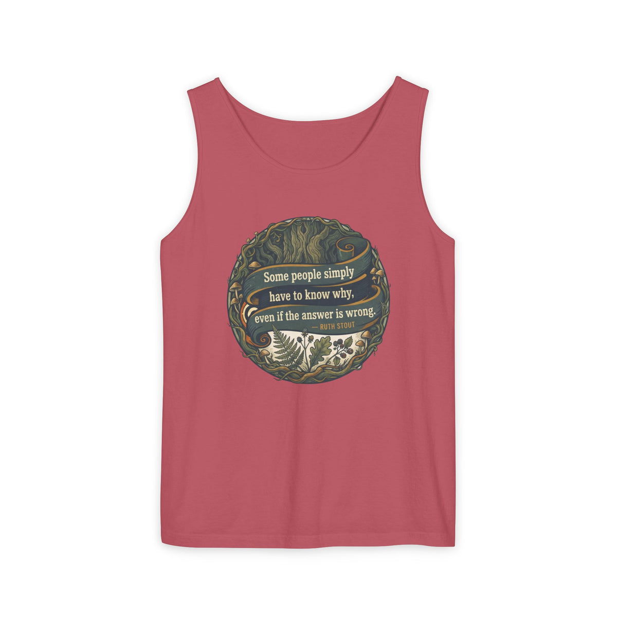 Ruth Stout Quote – Unisex Jersey Tank
