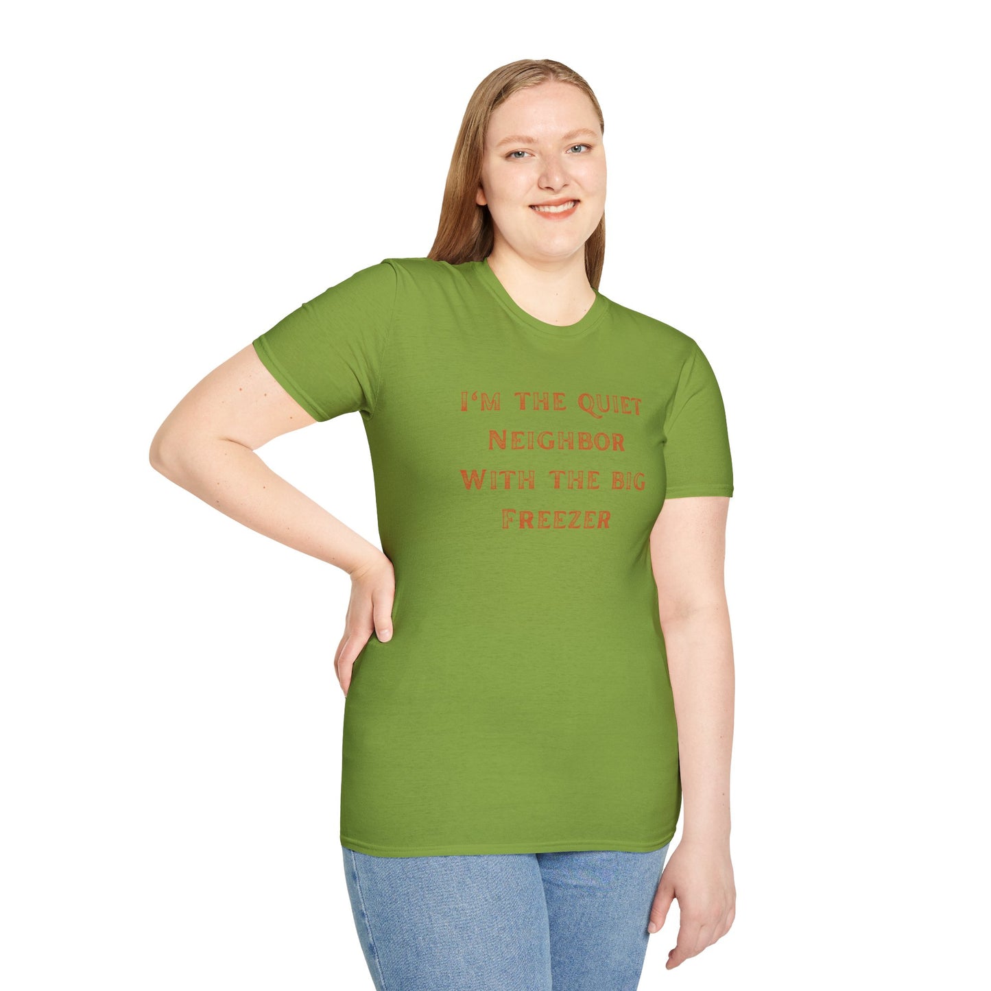 The Quiet Neighbor T-Shirt - Unisex Softstyle Tee