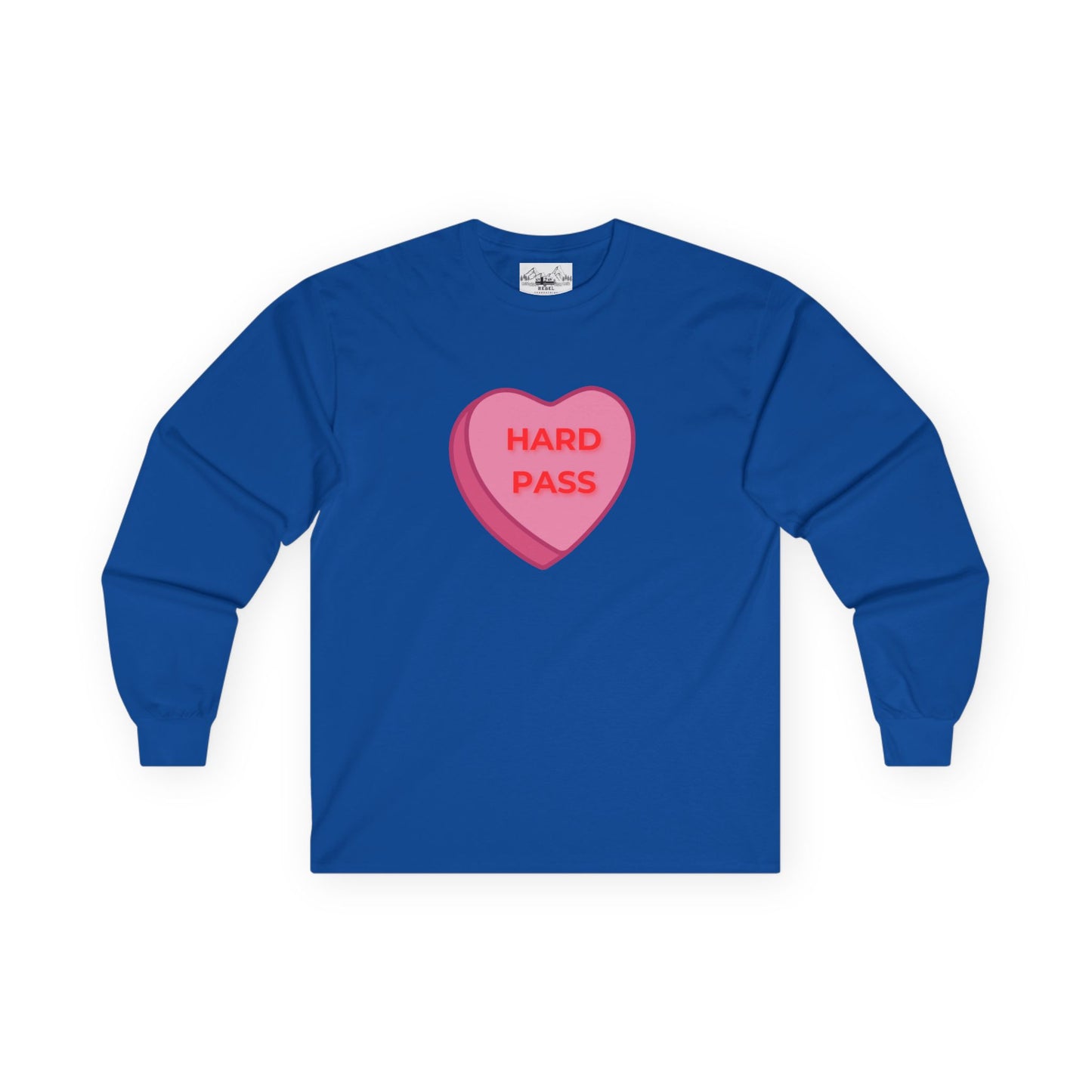 Hard Pass Candy Heart Long Sleeve Tee