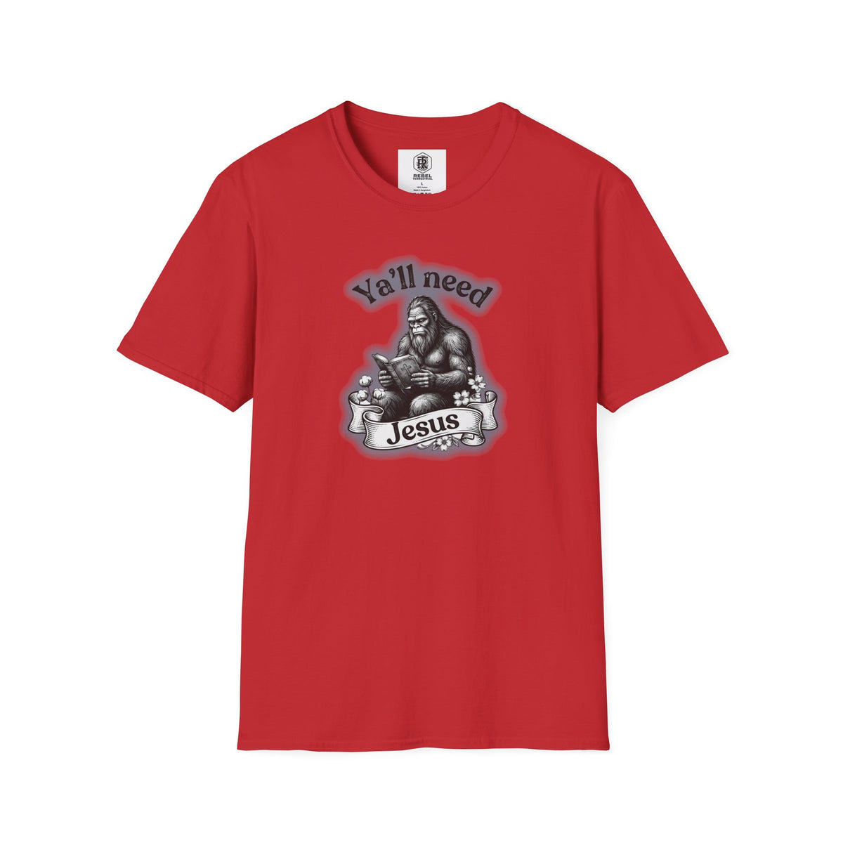 Y’all Need Jesus Bigfoot Unisex Softstyle T-Shirt