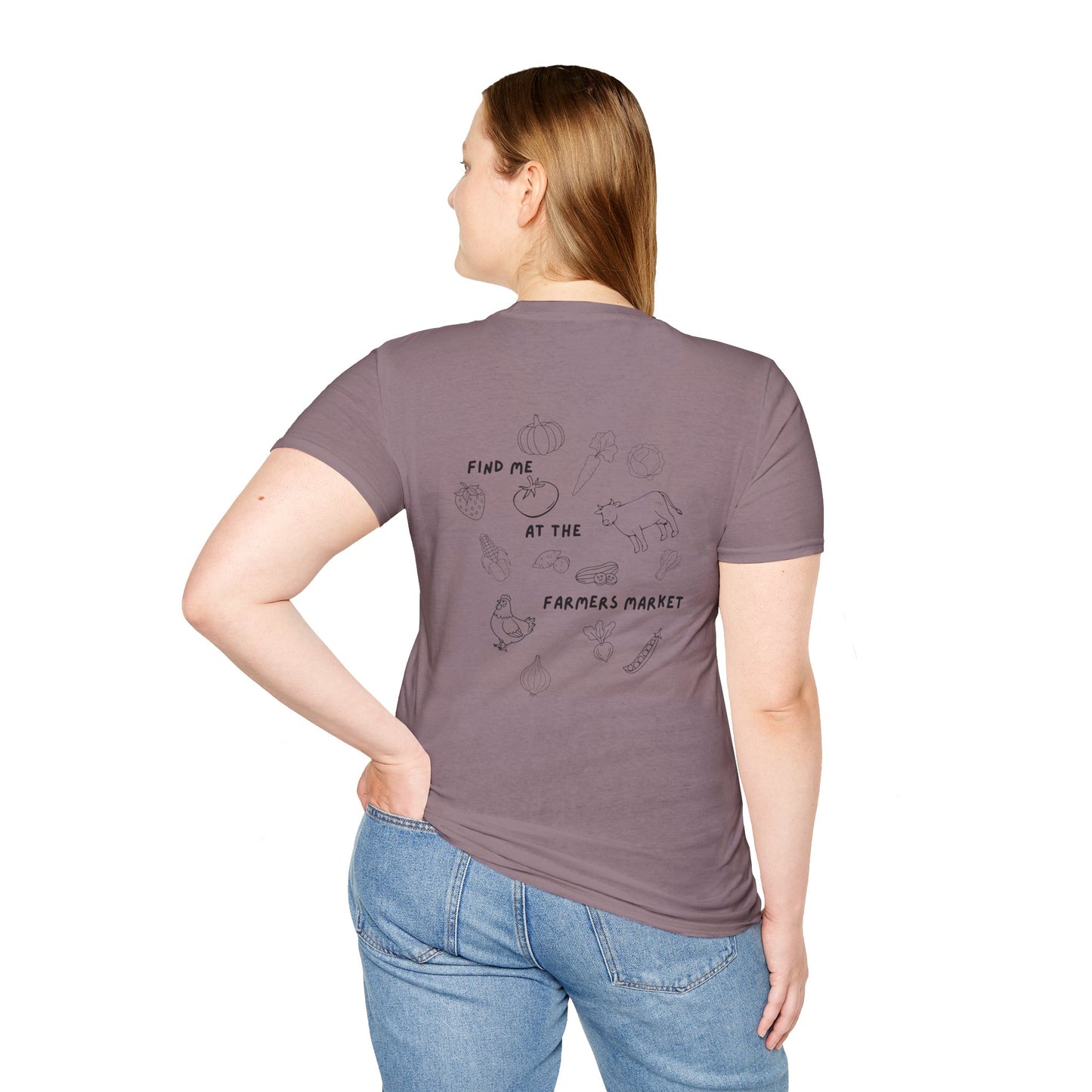 NC Farmers of the Foothills "Find Me at the Farmers Market" Graphic T-Shirt