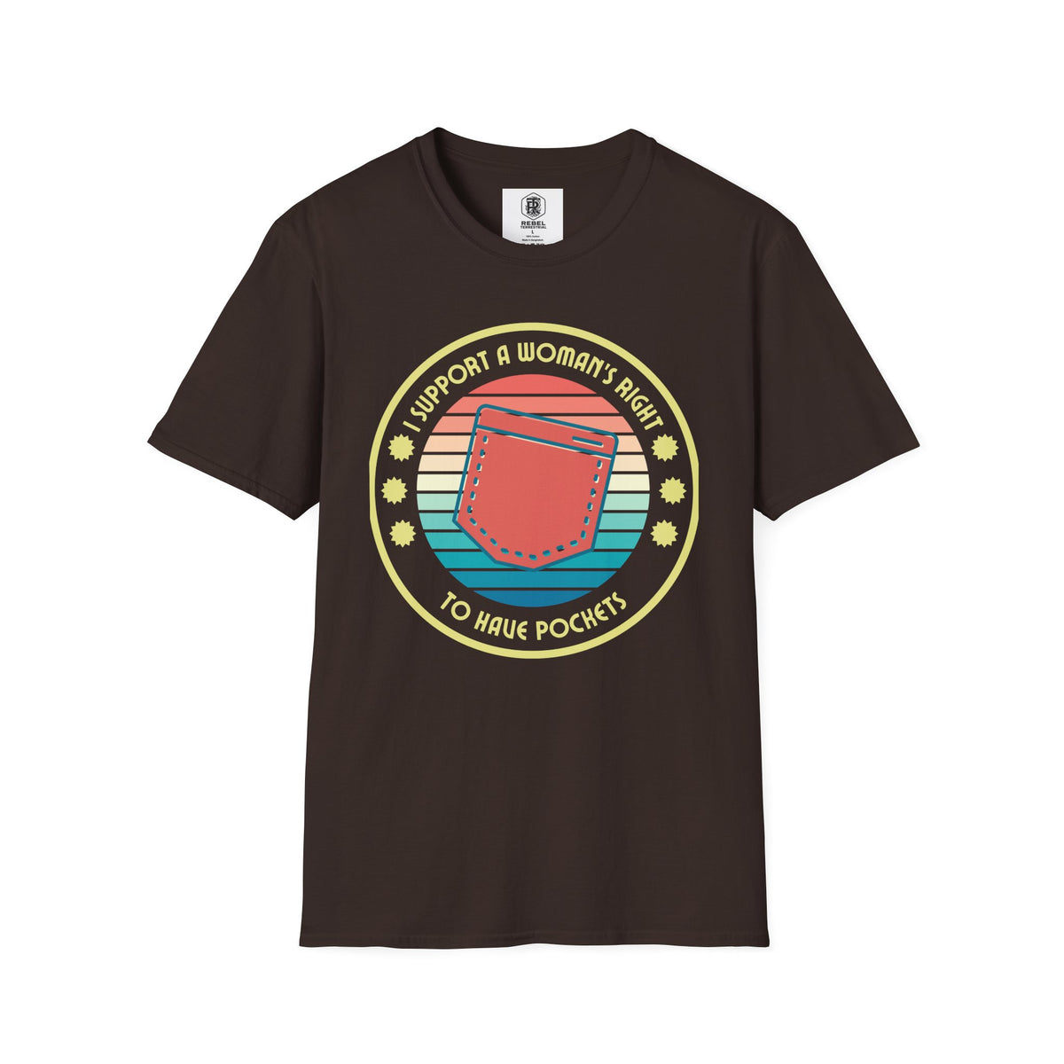 I Support a Woman’s Right to Have Pockets – Retro T-Shirt