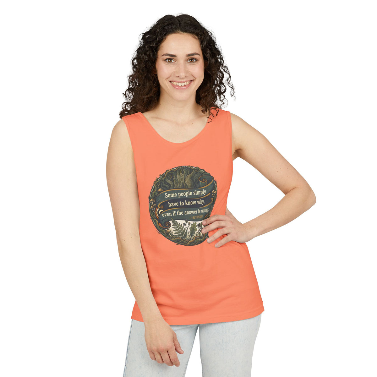 Ruth Stout Quote – Unisex Jersey Tank