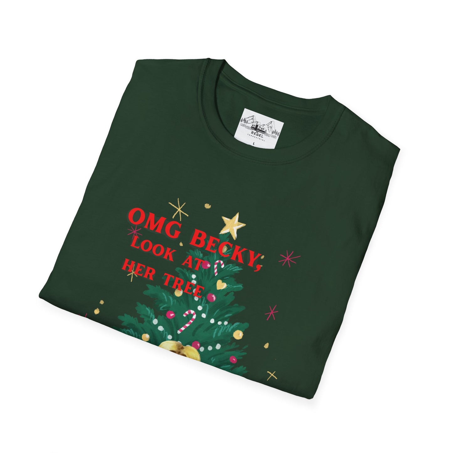 OMG Becky, Look at Her Tree - Vintage Holiday Rap Tee