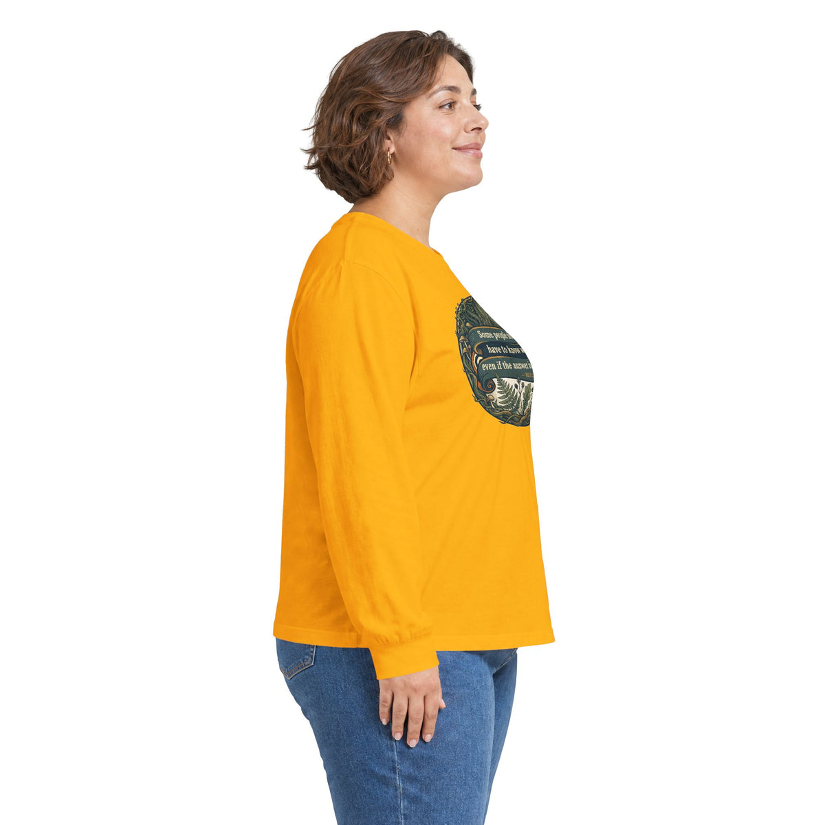 Ruth Stout Quote – Unisex Long Sleeve Tee