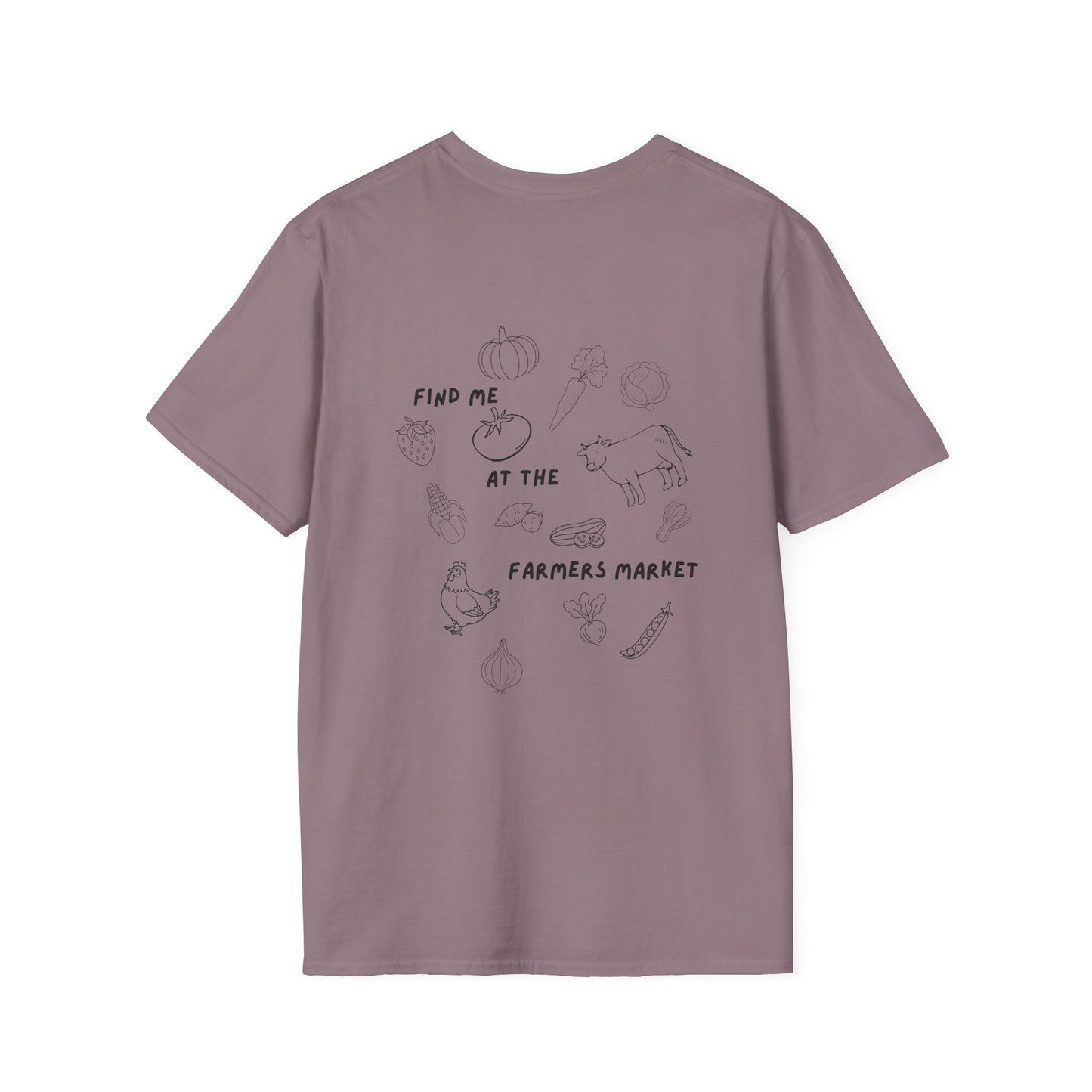 NC Farmers of the Foothills "Find Me at the Farmers Market" Graphic T-Shirt