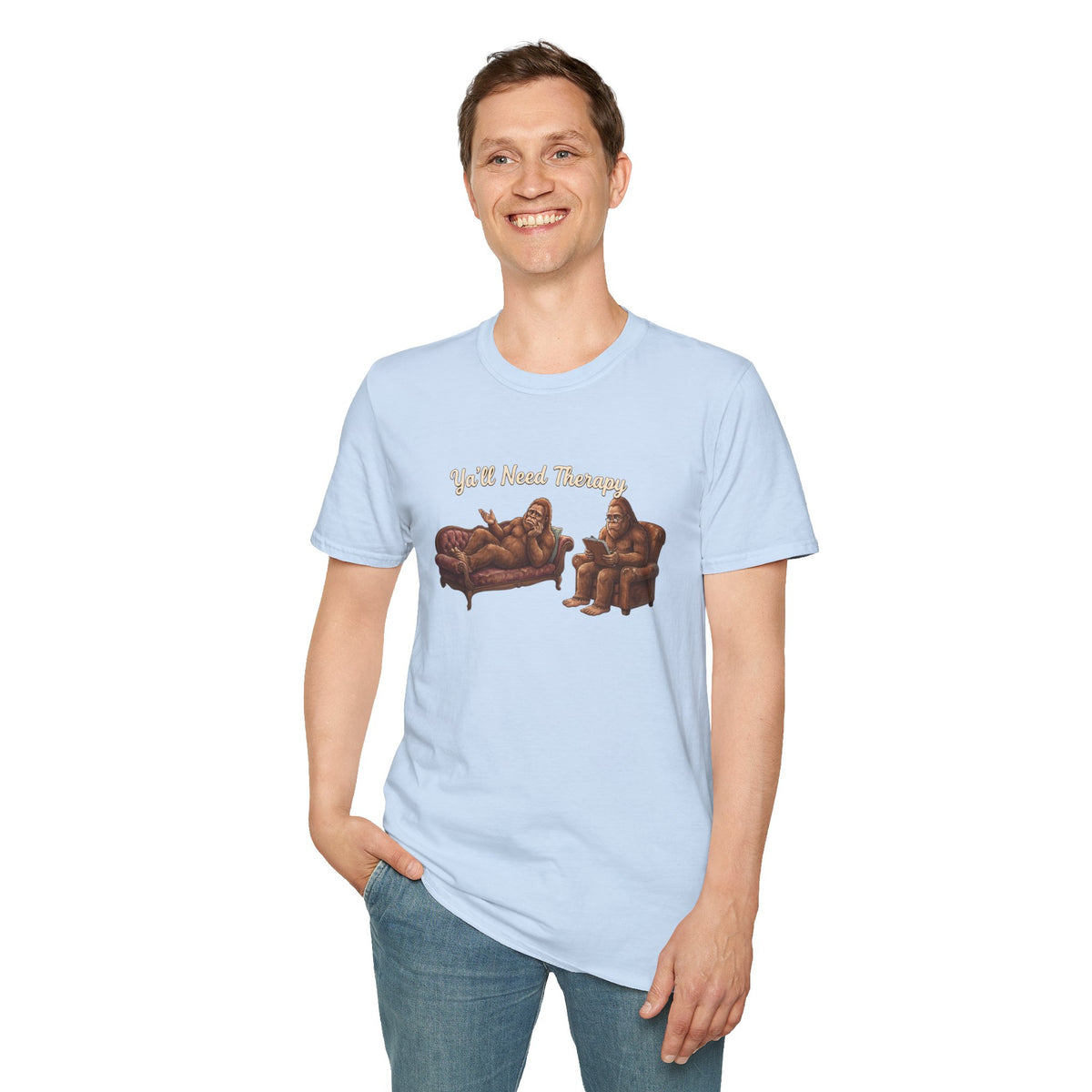 Y’all Need Therapy Bigfoot T-Shirt