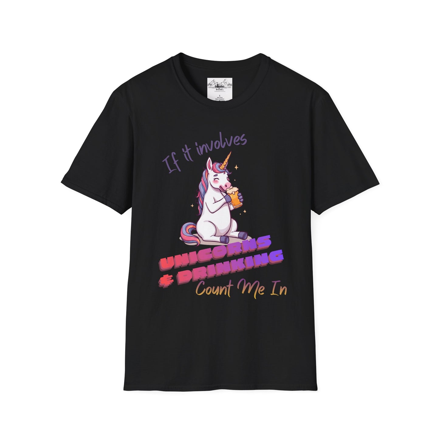 Unicorns & Drinking Graphic Tee