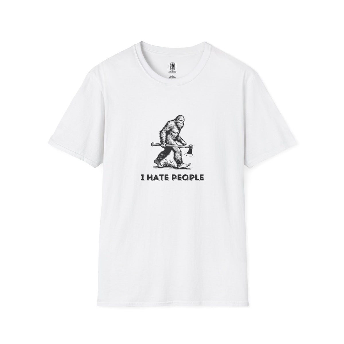 I Hate People – Bigfoot Unisex Softstyle T-Shirt