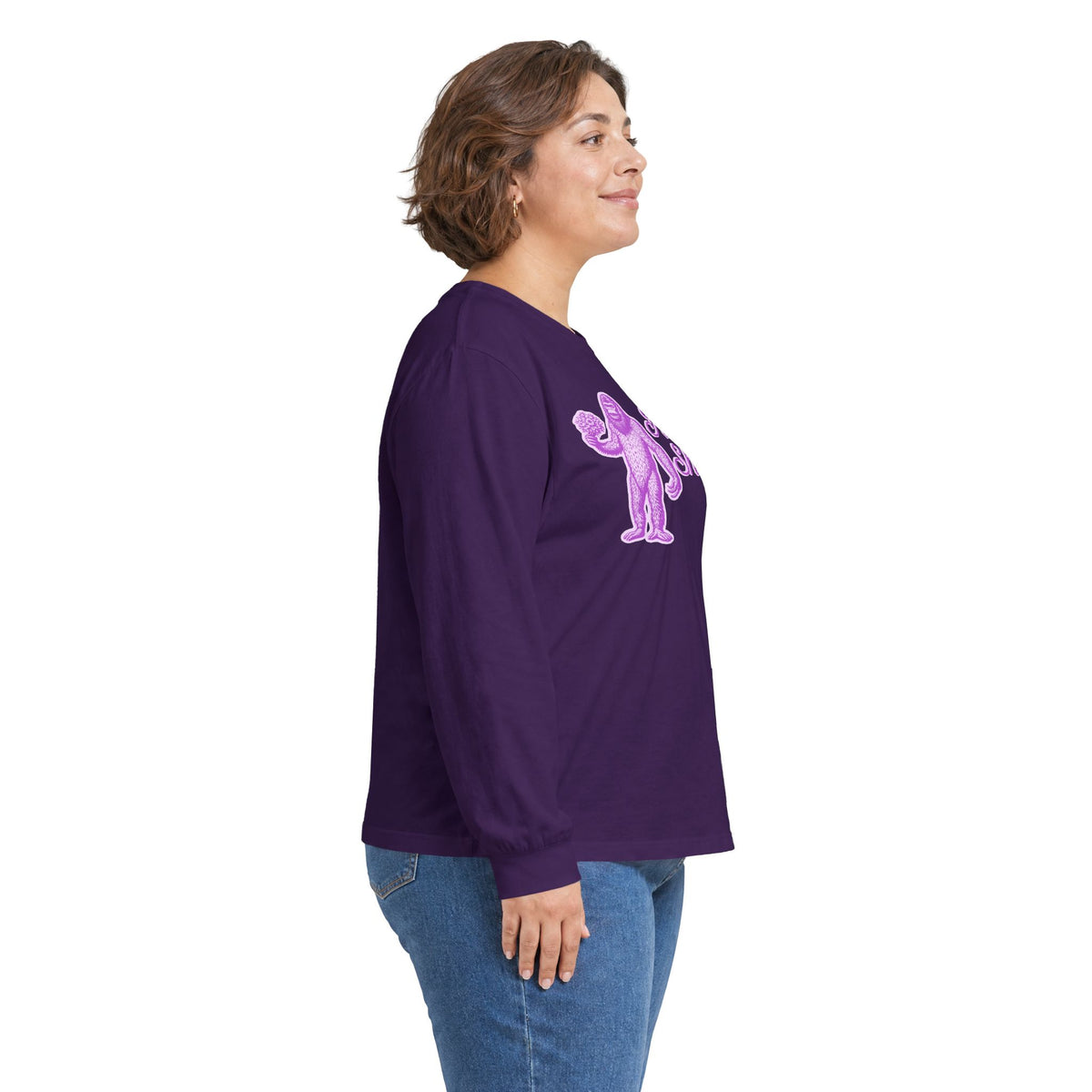 Hey Shuga Bigfoot Unisex Long Sleeve Tee