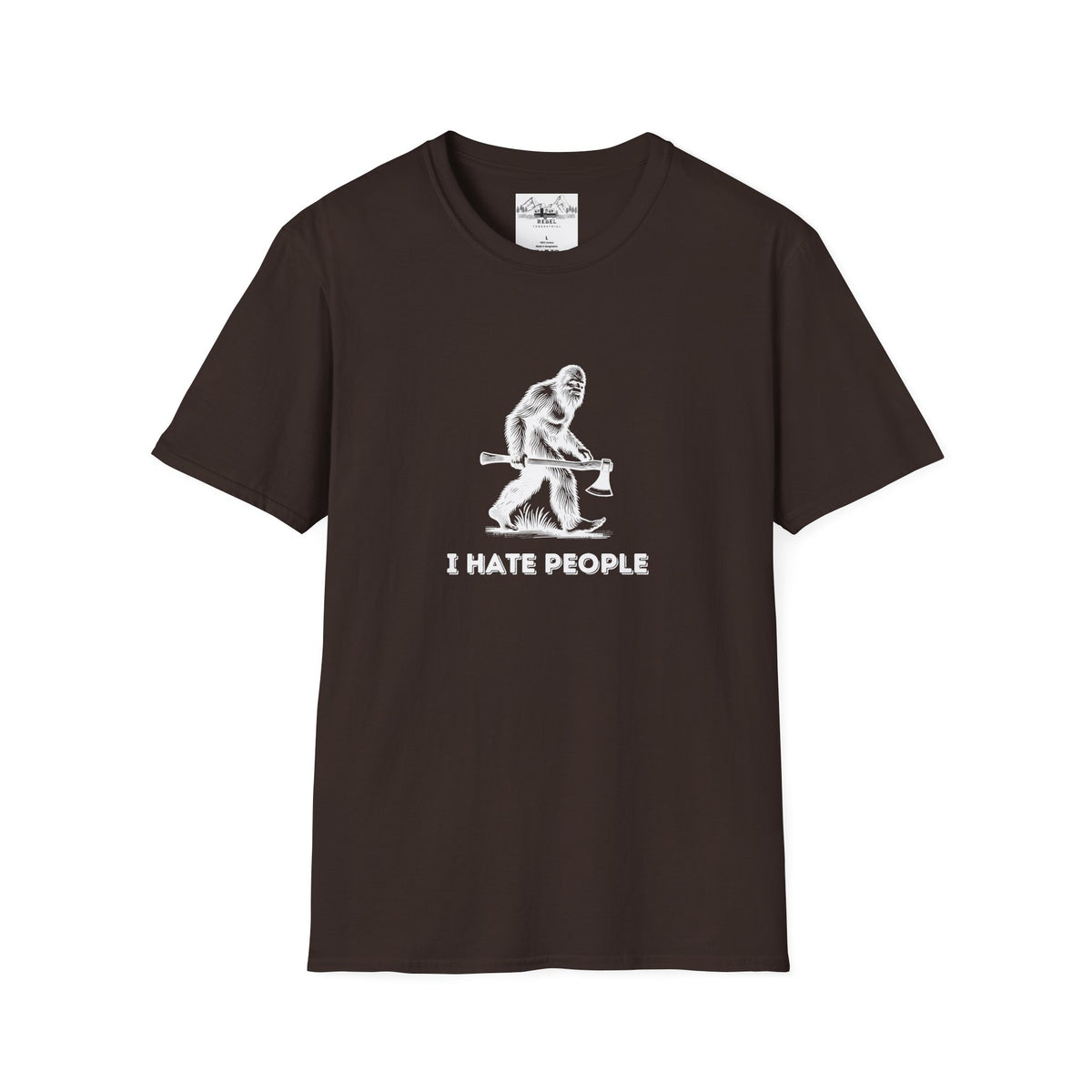 I Hate People – Bigfoot Unisex Softstyle T-Shirt