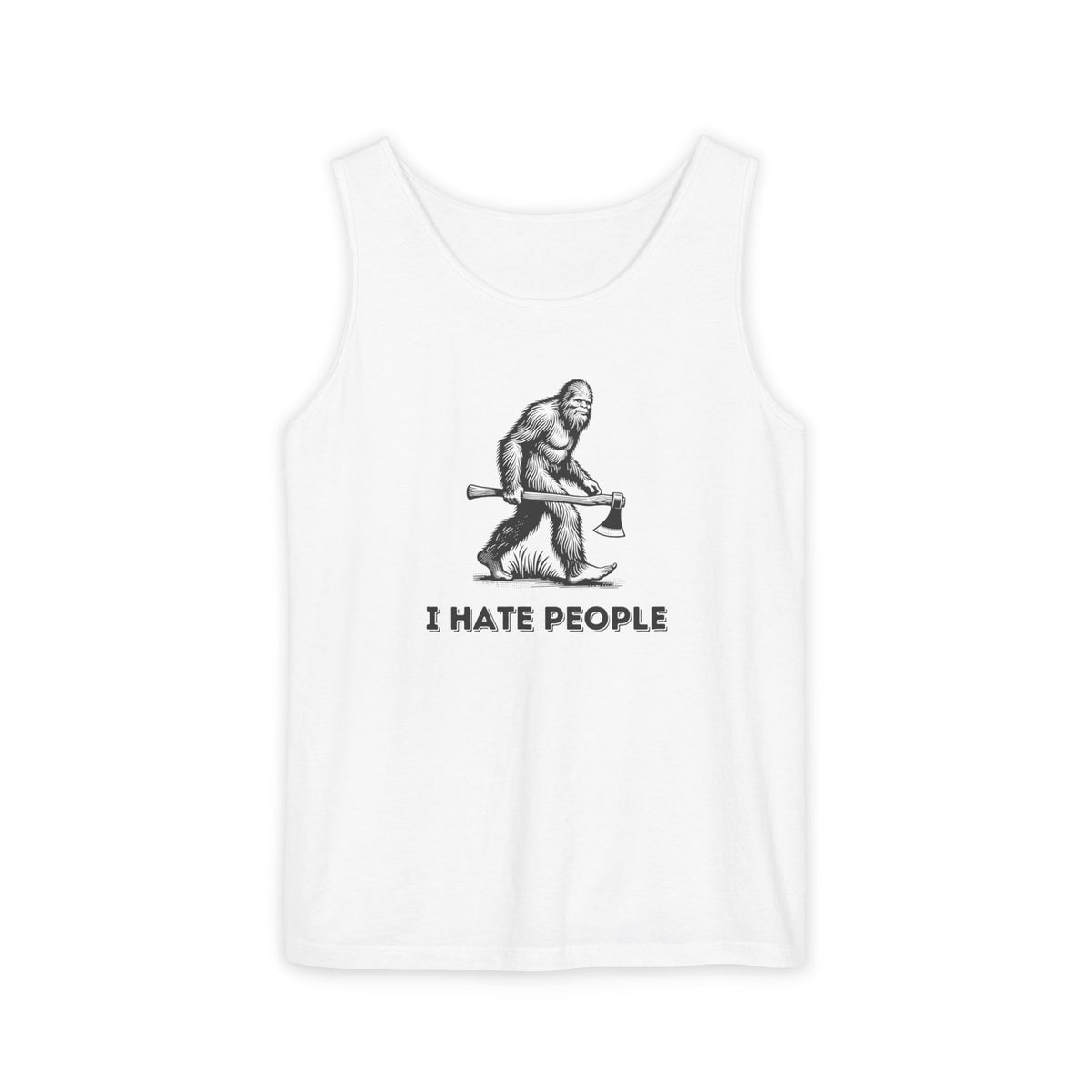 I Hate People – Bigfoot Unisex Jersey Tank