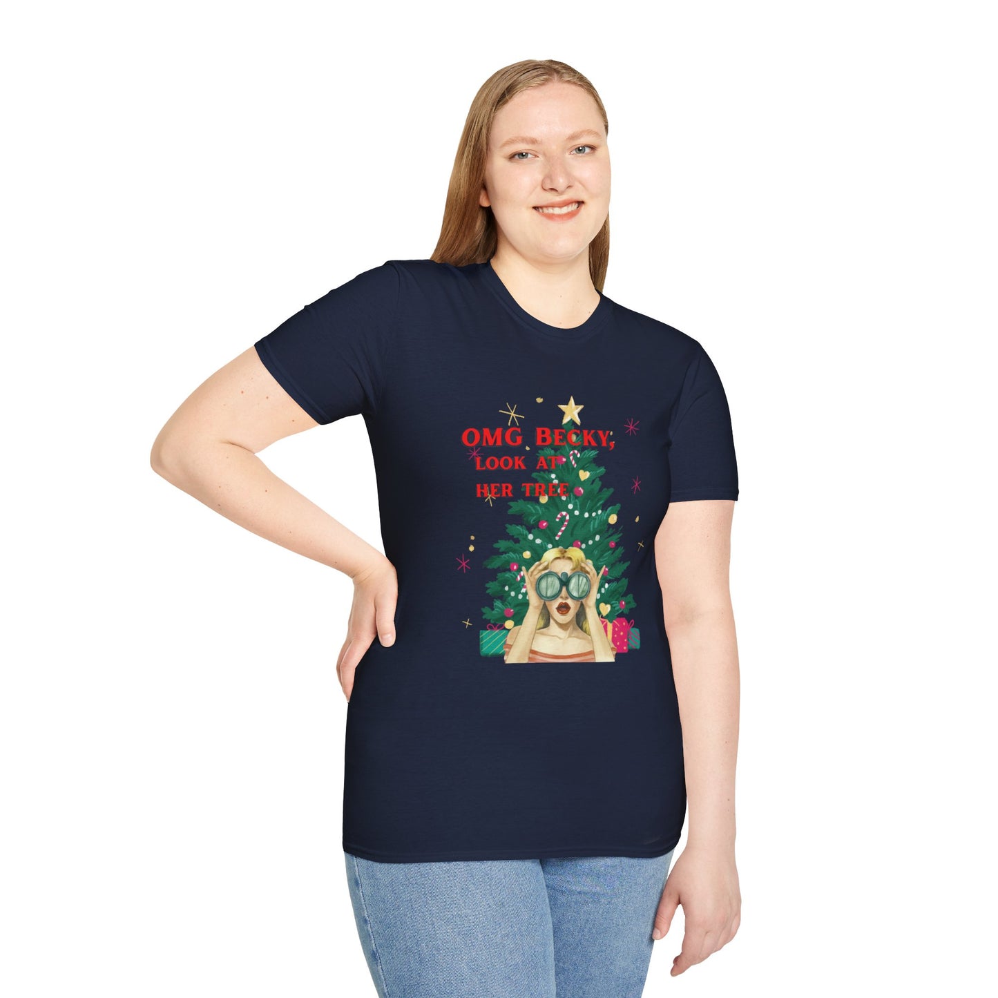 OMG Becky, Look at Her Tree - Vintage Holiday Rap Tee