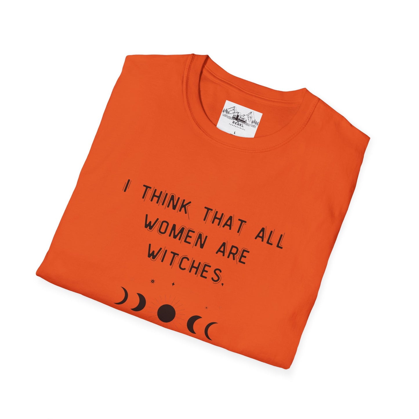 I Believe All Women Are Witches T-Shirt - Phases of the Moon